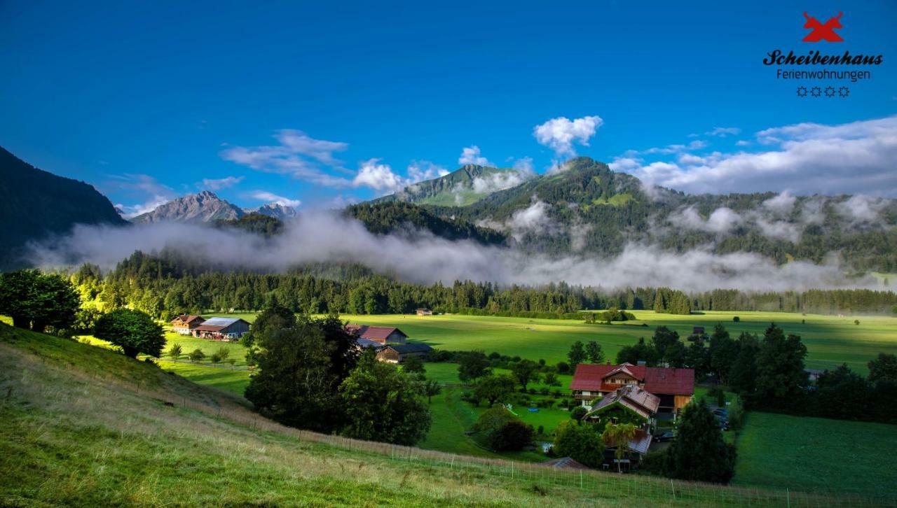 Ferienwohnungen Scheibenhaus Oberstdorf Esterno foto