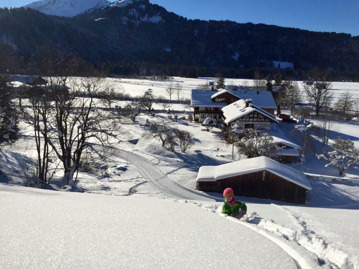 Ferienwohnungen Scheibenhaus Oberstdorf Esterno foto